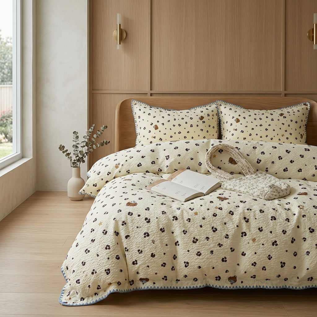 A-Class Cotton Muslin Bedding Set